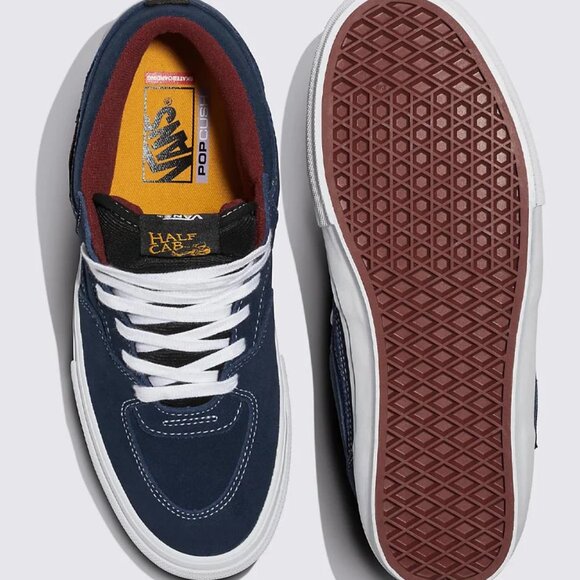 Vans Skate Half Cab Navy / Burgundy VN0A2Z34YY3 Skateboarding Shoes MENS 10 NEW - Picture 11 of 15
